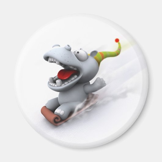 Hippopotamus Magnet (Vorne)