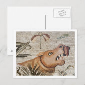 Hippopotamus, Nile mosaic, House of the Faun Postkarte (Vorne/Hinten)