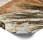 Hippopotamus, Nilmosaik, Haus des Faun Poster (Ecke)