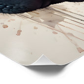 Hippopotamus no 2 Glossy Poster (Ecke)