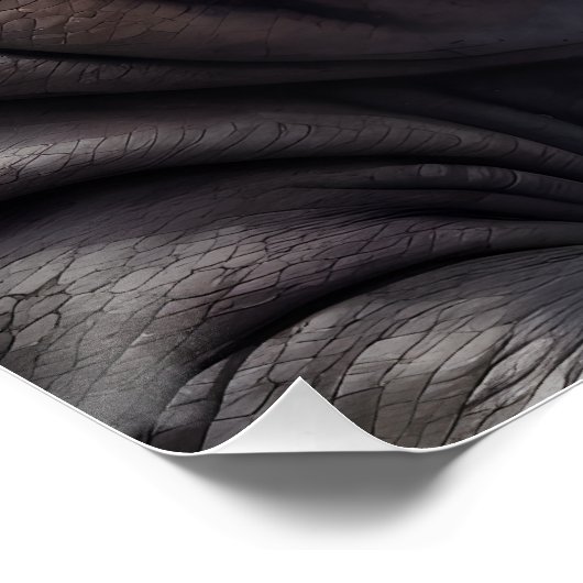 Hippopotamus no 3 Glossy Poster (Ecke)