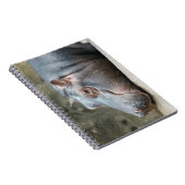 Hippopotamus-Notebook Notizblock (Rechte Seite)