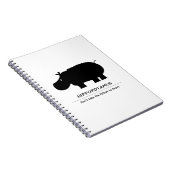 Hippopotamus Notizblock (Rechte Seite)