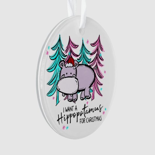 Hippopotamus Ornament (Vorderseite)