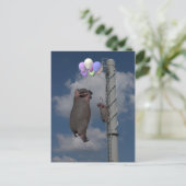 Hippopotamus Postkarte (Stehend Vorderseite)