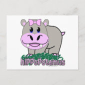 Hippopotamus Postkarte (Vorderseite)