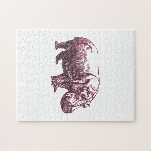 Hippopotamus Puzzle (Horizontal)