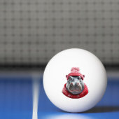 Hippopotamus Scarf and Beany  Tischtennisball (Netto)