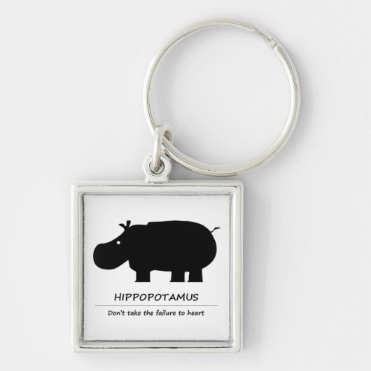 Hippopotamus Schlüsselanhänger (Vorne)