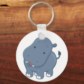Hippopotamus Schlüsselanhänger (Vorderseite)