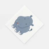 Hippopotamus Serviette (Ecke)
