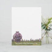 Hippopotamus Stationery (Stehend Vorderseite)