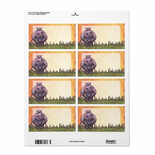 Hippopotamus Stationery (Vorne)