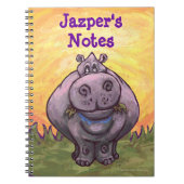 Hippopotamus Stationery Notizblock (Vorderseite)