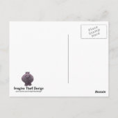 Hippopotamus Stationery Postkarte (Rückseite)