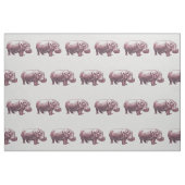 Hippopotamus Stoff (Fat Quarter (45,7 x 55,9 cm))