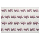 Hippopotamus Stoff (Fat Quarter (45,7 x 55,9 cm))