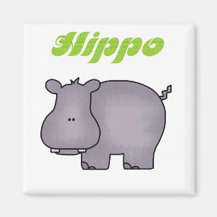 Hippopotamus-T-Shirts und Geschenke Magnet