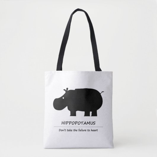 Hippopotamus Tasche (Vorderseite)
