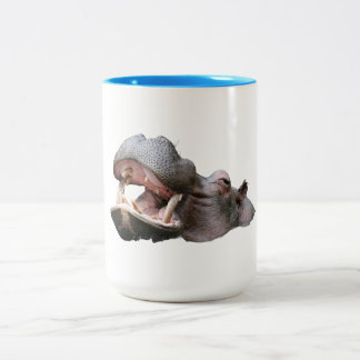 Hippopotamus Two-Tone Mug Zweifarbige Tasse
