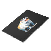 Hippopotamus Vector Art mit lebhaften Farben Notizblock (angewinkelt)