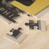 Hippopotamus Vintages Nilpferd-Zooposter wpa Puzzle (Seite)