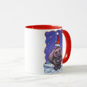 Hippopotamus Weihnachten Tasse (VorderseiteRechts)