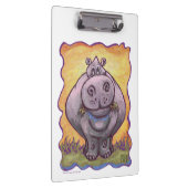 Hippopotamusgeschenke und Zubehör Klemmbrett (Rechts)