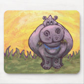 Hippopotamusgeschenke und Zubehör Mousepad (Vorne)