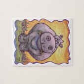 Hippopotamusgeschenke und Zubehör Puzzle (Horizontal)