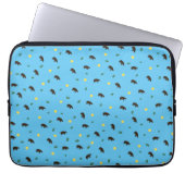 Hippopotamusmuster Laptopschutzhülle (Vorderseite)