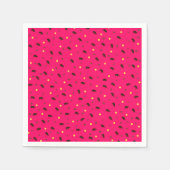 Hippopotamusmuster Serviette (Vorderseite)