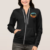 Hippopotomas Retro Sun Hoodie (Vorderseite)