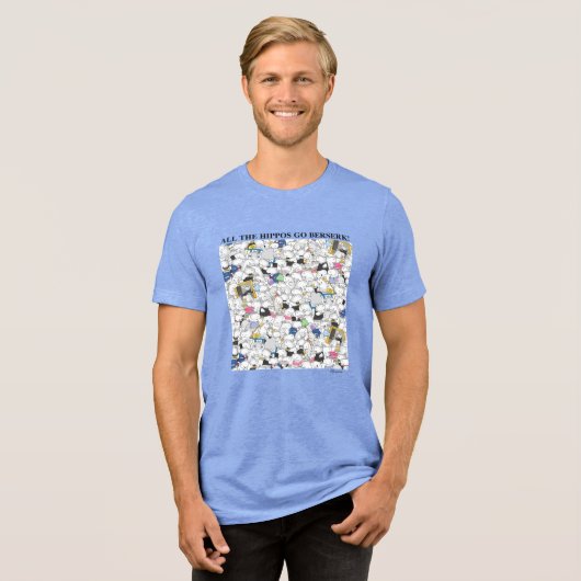 HIPPOS GO BERSERK! Sandra Boynton T - Shirt (Vorderseite voll)