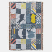 Hippos Imitats Quilt Decke (Vorderseite Vertikal)