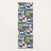Hippos Imitats Quilt Yogamatte (Vorderseite)