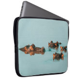 HIPPOS KÜHLEN IM DAM AB LAPTOPSCHUTZHÜLLE (Vorne Rechts)