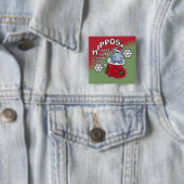 Hippos machen GREAT-Kleine Geschenke Button (Beispiel)