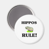 HIPPOS-Regel! Magnet (Vorderseite/Rückseite)