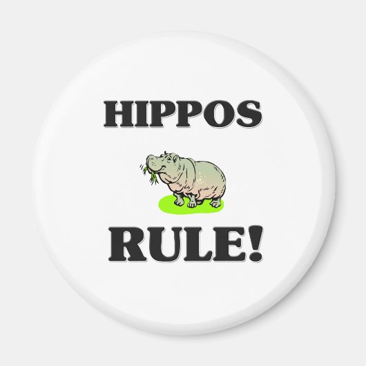HIPPOS-Regel! Magnet (Vorne)