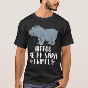 Hippos sind mein Geiststier T-Shirt