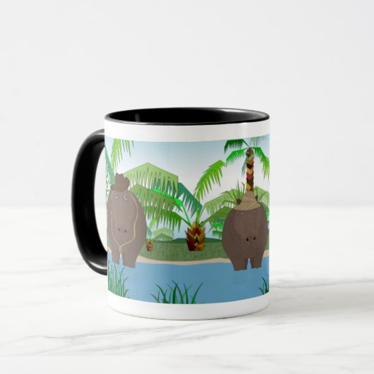Hippos-Tasse Tasse (Vorderseite Links)