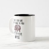 Hippos Zweifarbige Tasse (Vorderseite Links)