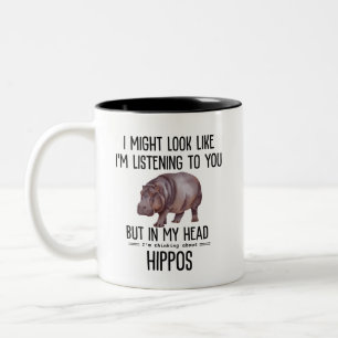 Hippos Zweifarbige Tasse