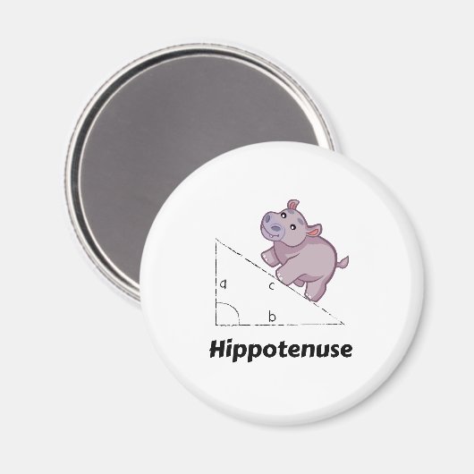 Hippotenuse Funny Math Magnet (Vorderseite/Rückseite)