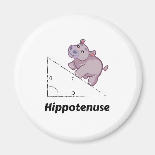 Hippotenuse Funny Math Magnet (Vorne)