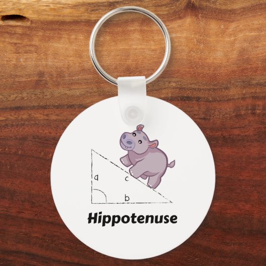 Hippotenuse Funny Math Schlüsselanhänger (Vorderseite)