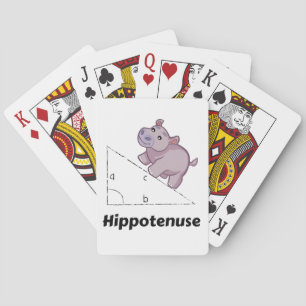 Hippotenuse Funny Math Spielkarten