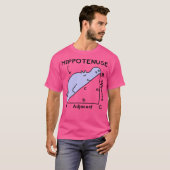 Hippotenuse Hypotenuse Math Pun T-Shirt (Vorne ganz)