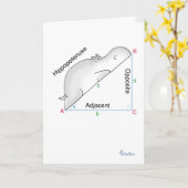 HIPPOTENUSE-Karte von Sandra Boynton Karte (Gelbe Blume)